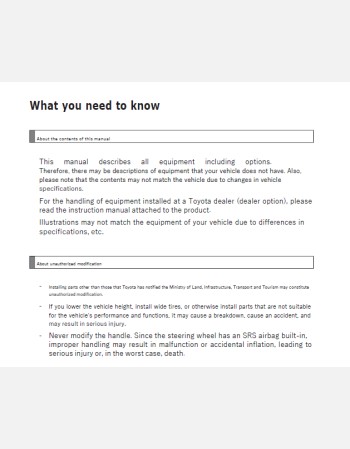 toyota premio 2011-2012 owners manual in english